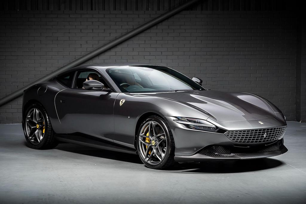 2023 Ferrari Roma Grey Coupe Sports Car with 4 Seats 3.8T V8 F1 DCT - Malaysia Ferrari Car for Sale Promotion [DIRECT IMPORT]