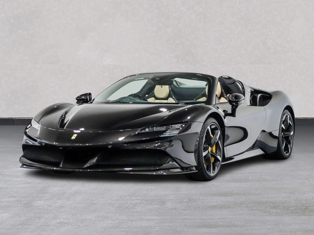 [DIRECT IMPORT] 2023 Ferrari SF90 Spider Black Convertible Coupe Plug-in Hybrid Sports Car with 2 Seats 4.0T V8 F1 DCT 4WD - Malaysia Ferrari Car for Sale Promotion