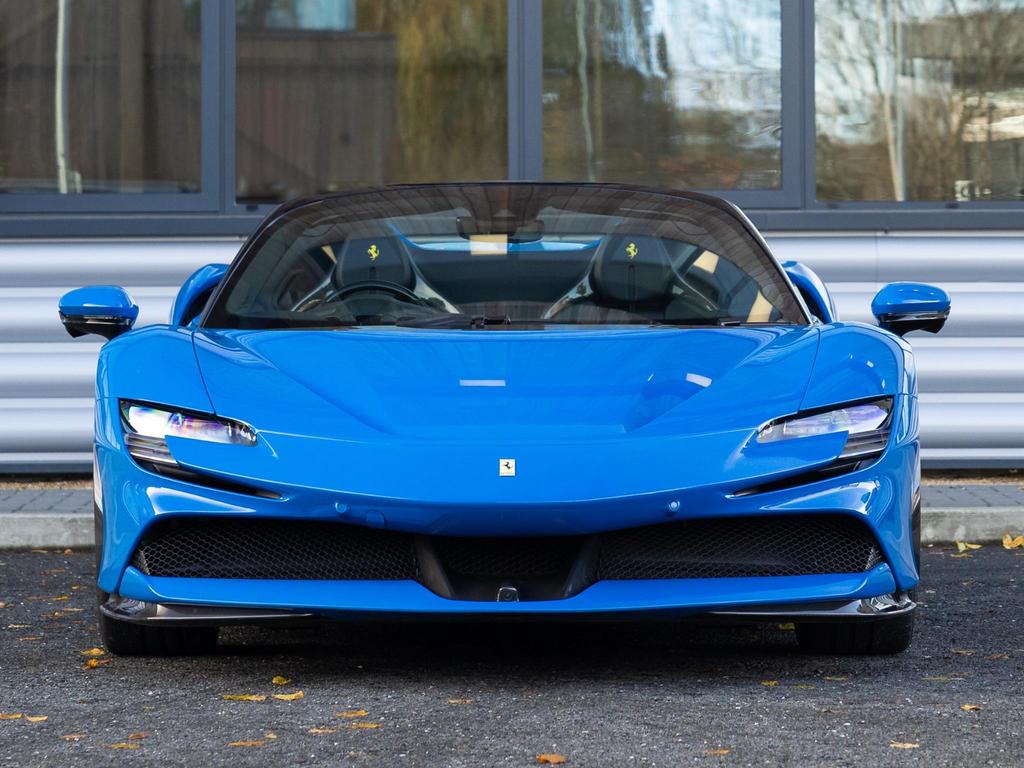 [DIRECT IMPORT] 2023 Ferrari SF90 Spider Blue Convertible Coupe Plug-in Hybrid Sports Car with 2 Seats 4.0T V8 F1 DCT 4WD - Malaysia Ferrari Car for Sale Promotion