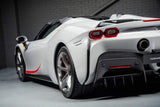 [DIRECT IMPORT] 2023 Ferrari SF90 Spider Grey Convertible Coupe Plug-in Hybrid Sports Car with 2 Seats 4.0T V8 F1 DCT 4WD - Malaysia Ferrari Car for Sale Promotion