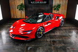 [DIRECT IMPORT] 2023 Ferrari SF90 Spider Red Convertible Coupe Plug-in Hybrid Sports Car with 2 Seats 4.0T V8 F1 DCT 4WD - Malaysia Ferrari Car for Sale Promotion