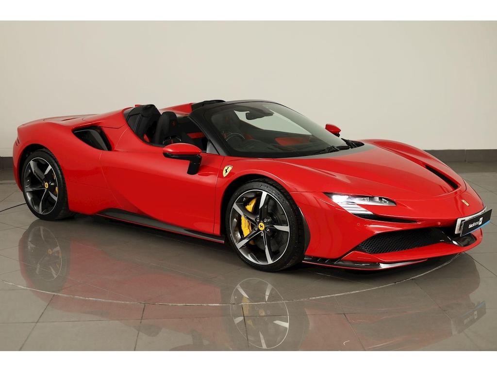 [DIRECT IMPORT] 2023 Ferrari SF90 Spider Red Convertible Coupe Plug-in Hybrid Sports Car with 2 Seats 4.0T V8 F1 DCT 4WD - Malaysia Ferrari Car for Sale Promotion