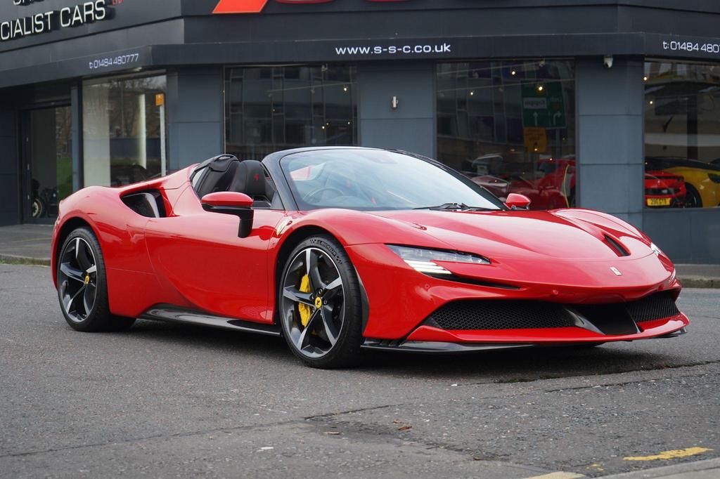 [DIRECT IMPORT] 2023 Ferrari SF90 Spider Red Convertible Coupe Plug-in Hybrid Sports Car with 2 Seats 4.0T V8 F1 DCT 4WD - Malaysia Ferrari Car for Sale Promotion