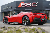 [DIRECT IMPORT] 2023 Ferrari SF90 Spider Red Convertible Coupe Plug-in Hybrid Sports Car with 2 Seats 4.0T V8 F1 DCT 4WD - Malaysia Ferrari Car for Sale Promotion
