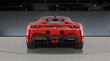 2023 Ferrari SF90 Stradale Red Coupe Plug-in Hybrid Sports Car with 2 Seats 4.0T V8 F1 DCT AWD (Black Interior) - Malaysia Ferrari Car for Sale Promotion [DIRECT IMPORT]