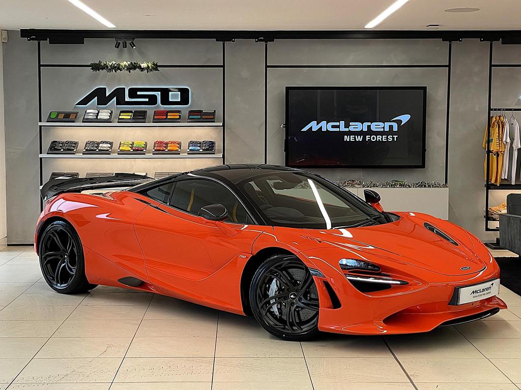 2023 McLaren 750S - Orange Coupe Sports Car with Butterly Doors and 2-Seats 4.0T Twin-Turbo V8 SSG (Black-Orange Interior) - Malaysia McLaren Car Price for Sale Promotion [DIRECT IMPORT]