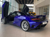 2023 McLaren 750S Spider - Blue Convertible Coupe Sports Car with Butterly Doors and 2-Seats 4.0T Twin-Turbo V8 SSG (Black Interior) - Malaysia McLaren Car Price for Sale Promotion [DIRECT IMPORT]