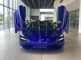 2023 McLaren 750S Spider - Blue Convertible Coupe Sports Car with Butterly Doors and 2-Seats 4.0T Twin-Turbo V8 SSG (Black Interior) - Malaysia McLaren Car Price for Sale Promotion [DIRECT IMPORT]