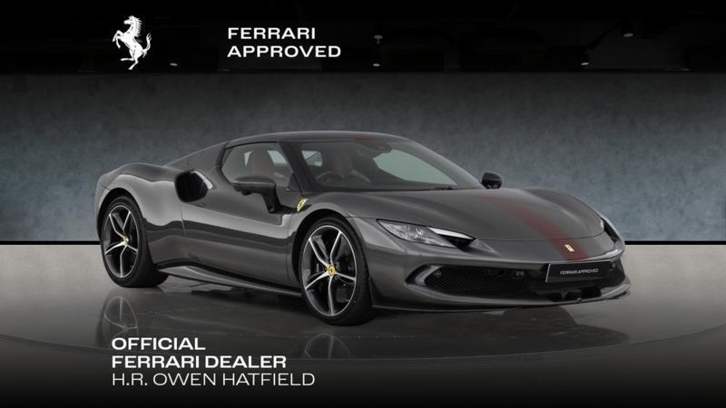 2024 Ferrari 296 GTB Grey Coupe Plug-in Hybrid Sports Car with 2 Seats 3.0T V6 F1 DCT (Red Interior)- Malaysia Ferrari Car for Sale Promotion [DIRECT IMPORT]