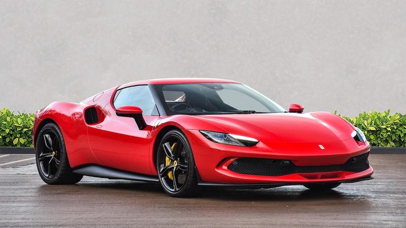 2024 Ferrari 296 GTB Red Coupe Plug-in Hybrid Sports Car with 2 Seats 3.0T V6 F1 DCT (Black -Red Interior)- Malaysia Ferrari Car for Sale Promotion [DIRECT IMPORT]