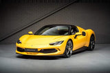 2024 Ferrari 296 GTB Yellow Coupe Plug-in Hybrid Sports Car with 2 Seats 3.0T V6 F1 DCT (Grey-Black Interior)- Malaysia Ferrari Car for Sale Promotion [DIRECT IMPORT]
