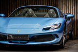 2024 Ferrari 296 GTS Spider Blue Convertible Plug-in Hybrid Sports Car with 2 Seats 3.0T V6 F1 DCT (Biege Interior)- Malaysia Ferrari Car for Sale Promotion [DIRECT IMPORT]