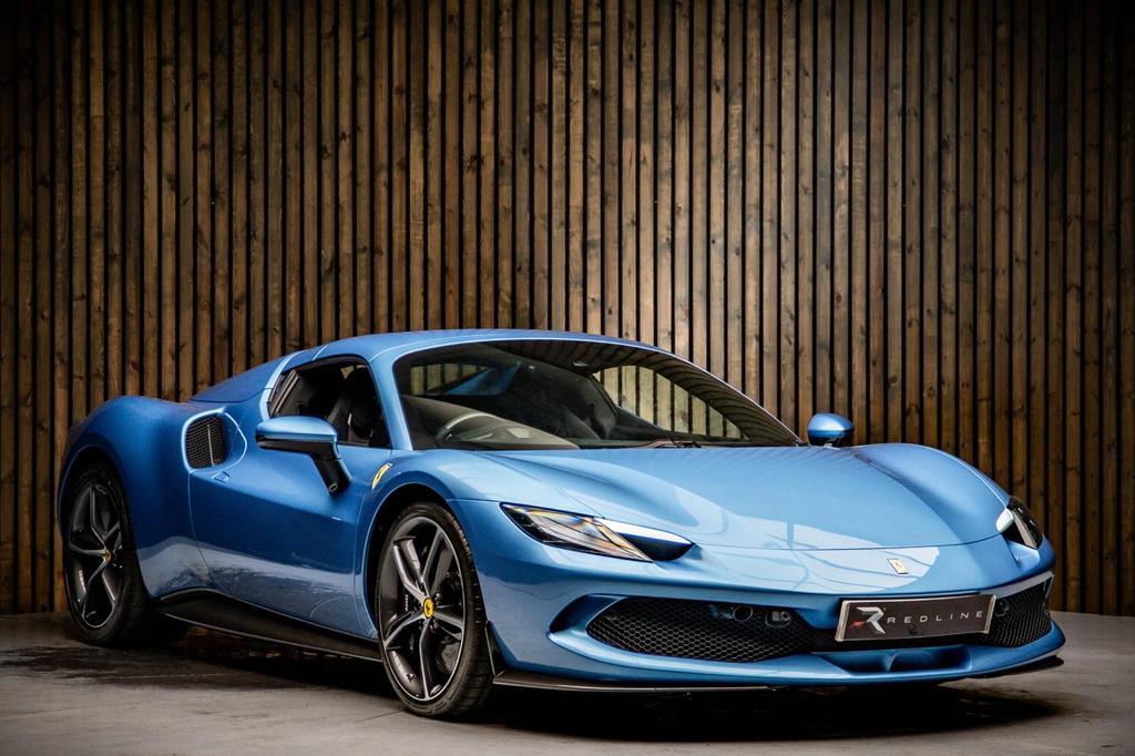 2024 Ferrari 296 GTS Spider Blue Convertible Plug-in Hybrid Sports Car with 2 Seats 3.0T V6 F1 DCT (Biege Interior)- Malaysia Ferrari Car for Sale Promotion [DIRECT IMPORT]