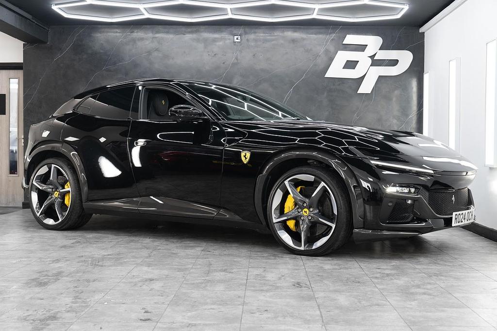 2024 Ferrari Purosangue 6.5 V12 F1 DCT 4WD 5-Doors 4-Seats Black SUV / Black FUV (2024) - Malaysia Ferrari Car for Sale Promotion - Black Interior [DIRECT IMPORT]