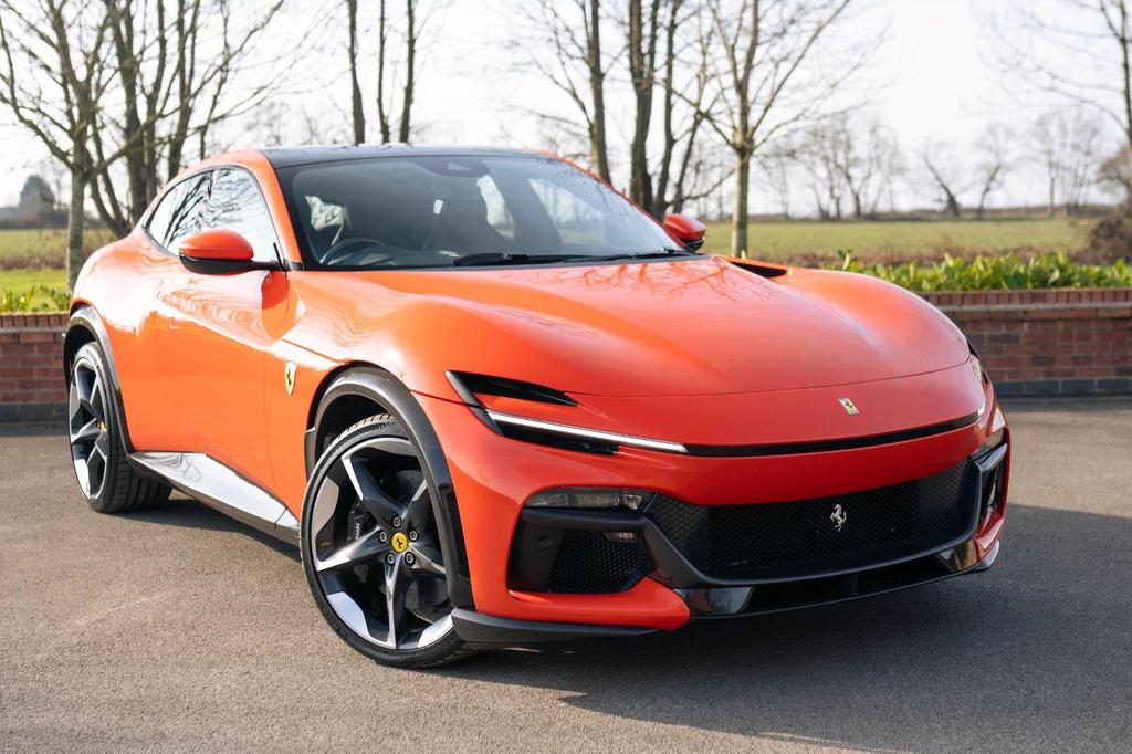 2024 Ferrari Purosangue 6.5 V12 F1 DCT 4WD 5-Doors 4-Seats Orange SUV / Orange FUV (2024) - Malaysia Ferrari Car for Sale Promotion - Black Interior [DIRECT IMPORT]