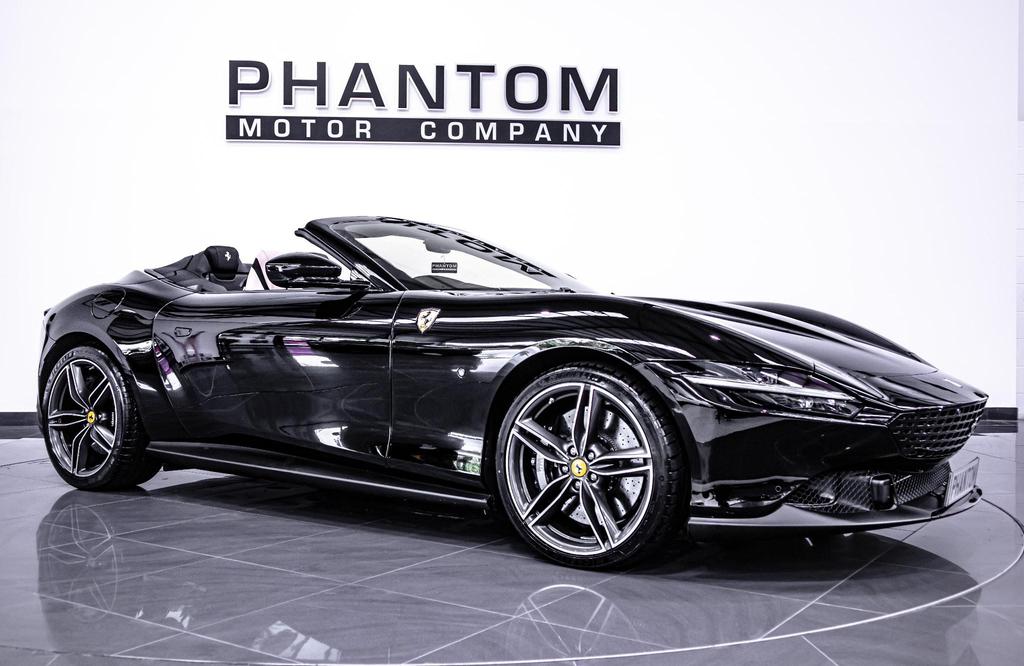 2024 Ferrari Roma Black Convertible Coupe Sports Car with 4 Seats 3.8T V8 F1 DCT - Malaysia Ferrari Car for Sale Promotion [DIRECT IMPORT]
