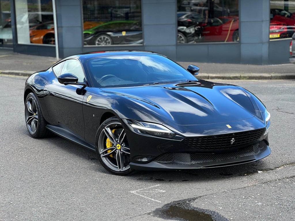 2024 Ferrari Roma Black Coupe Sports Car with 4 Seats 3.8T V8 F1 DCT - Malaysia Ferrari Car for Sale Promotion [DIRECT IMPORT]