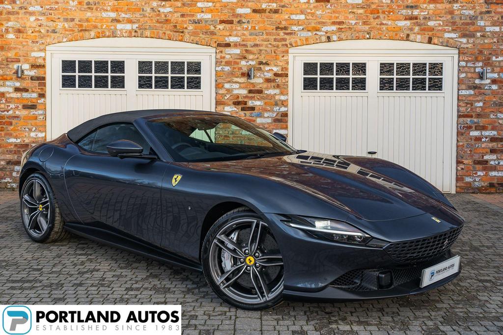 2024 Ferrari Roma Blue Convertible Coupe Sports Car with 4 Seats 3.8T V8 F1 DCT - Malaysia Ferrari Car for Sale Promotion [DIRECT IMPORT]
