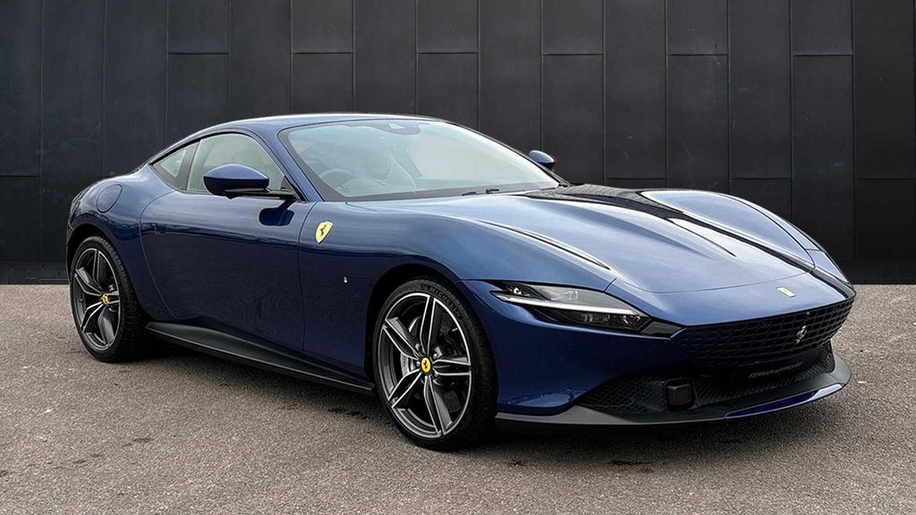2024 Ferrari Roma Blue Coupe Sports Car with 4 Seats 3.8T V8 F1 DCT - Malaysia Ferrari Car for Sale Promotion [DIRECT IMPORT]