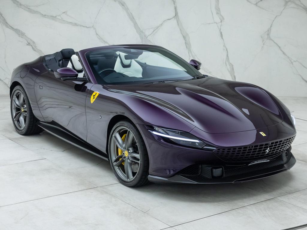 2024 Ferrari Roma Purple Convertible Coupe Sports Car with 4 Seats 3.8T V8 F1 DCT - Malaysia Ferrari Car for Sale Promotion [DIRECT IMPORT]