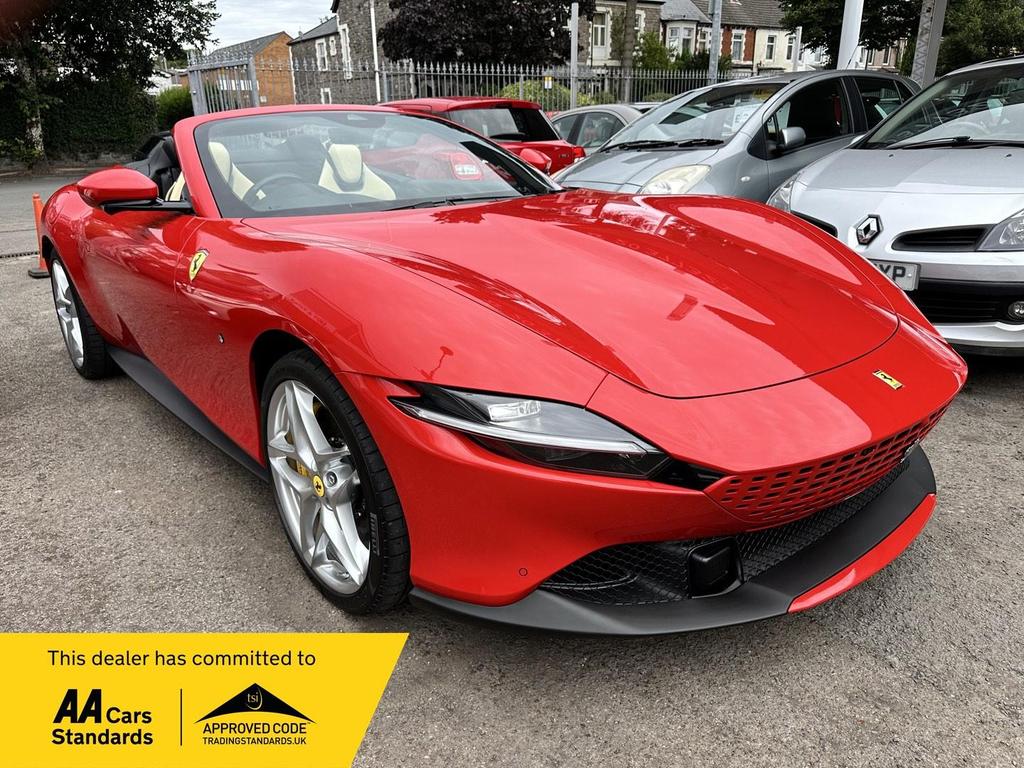 2024 Ferrari Roma Red Convertible Coupe Sports Car with 4 Seats 3.8T V8 F1 DCT - Malaysia Ferrari Car for Sale Promotion [DIRECT IMPORT]