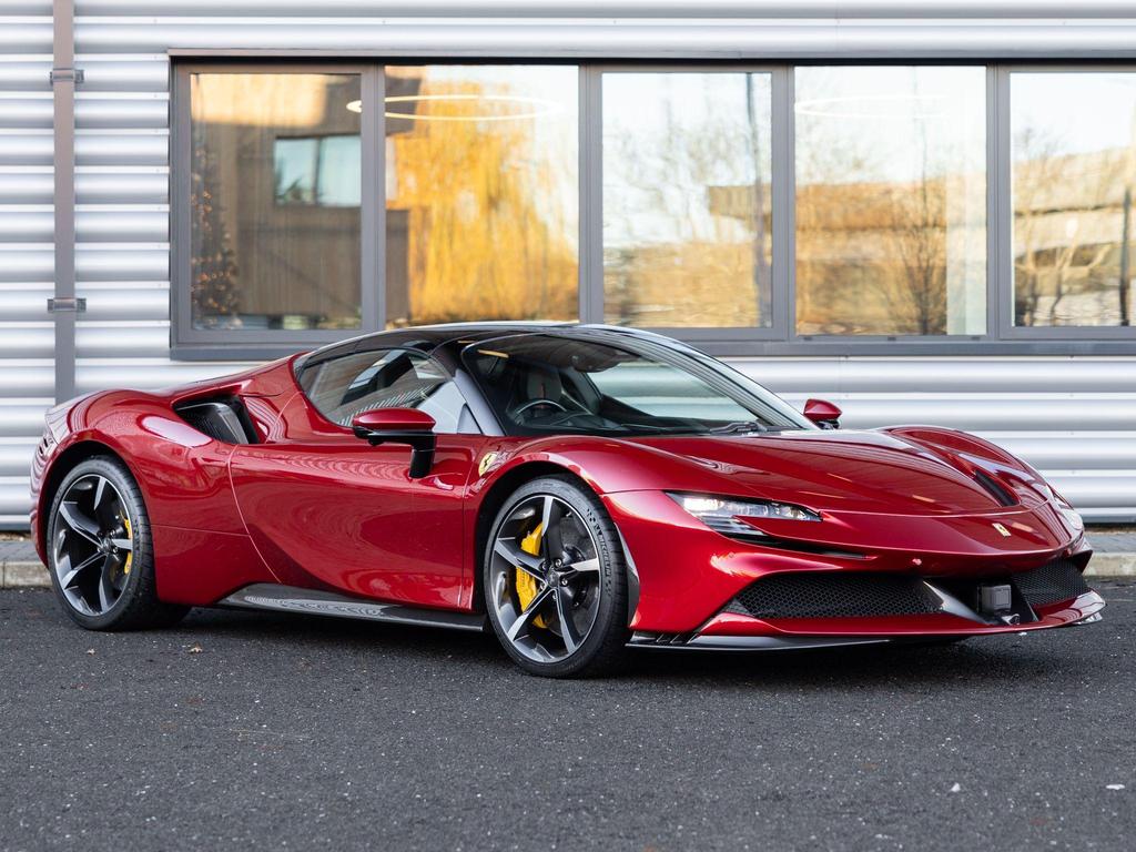 [DIRECT IMPORT] 2024 Ferrari SF90 Spider Red Convertible Coupe Plug-in Hybrid Sports Car with 2 Seats 4.0T V8 F1 DCT 4WD - Malaysia Ferrari Car for Sale Promotion