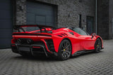 [DIRECT IMPORT] 2024 Ferrari SF90 XX Spider Red Convertible Coupe Plug-in Hybrid Sports Car with 2 Seats 4.0T V8 F1 DCT 4WD - Malaysia Ferrari Car for Sale Promotion