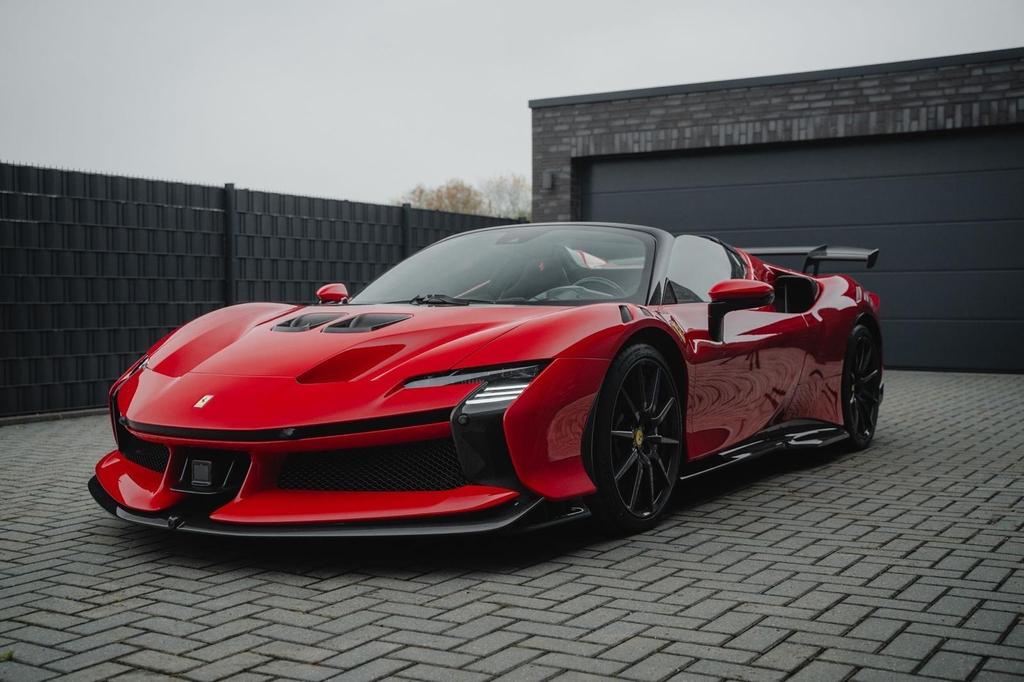 [DIRECT IMPORT] 2024 Ferrari SF90 XX Spider Red Convertible Coupe Plug-in Hybrid Sports Car with 2 Seats 4.0T V8 F1 DCT 4WD - Malaysia Ferrari Car for Sale Promotion