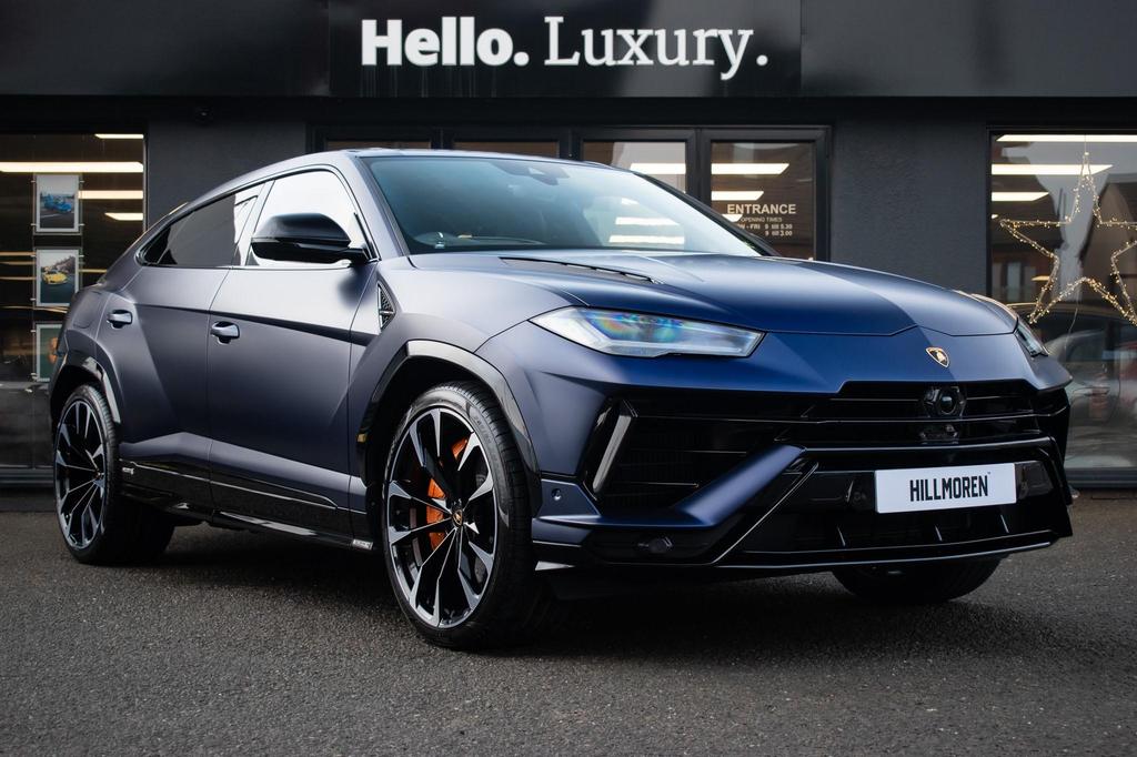 Blue Super SUV 4.0L V8 BiTurbo 4WD (Black Interior) - Malaysia Lamborghini Car for Sale Promotion [DIRECT IMPORT]