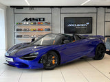 2024 McLaren 750S Spider - Blue Convertible Coupe Sports Car with Butterly Doors and 2-Seats 4.0T Twin-Turbo V8 SSG (Black Interior) - Malaysia McLaren Car Price for Sale Promotion [DIRECT IMPORT]