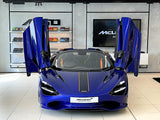 2024 McLaren 750S Spider - Blue Convertible Coupe Sports Car with Butterly Doors and 2-Seats 4.0T Twin-Turbo V8 SSG (Black Interior) - Malaysia McLaren Car Price for Sale Promotion [DIRECT IMPORT]