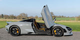 2024 McLaren 750S Spider - Grey Convertible Coupe Sports Car with Butterly Doors and 2-Seats 4.0T Twin-Turbo V8 SSG (Black-Orange Interior) - Malaysia McLaren Car Price for Sale Promotion [DIRECT IMPORT]
