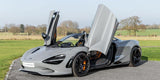 2024 McLaren 750S Spider - Grey Convertible Coupe Sports Car with Butterly Doors and 2-Seats 4.0T Twin-Turbo V8 SSG (Black-Orange Interior) - Malaysia McLaren Car Price for Sale Promotion [DIRECT IMPORT]