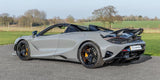2024 McLaren 750S Spider - Grey Convertible Coupe Sports Car with Butterly Doors and 2-Seats 4.0T Twin-Turbo V8 SSG (Black-Orange Interior) - Malaysia McLaren Car Price for Sale Promotion [DIRECT IMPORT]