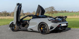 2024 McLaren 750S Spider - Grey Convertible Coupe Sports Car with Butterly Doors and 2-Seats 4.0T Twin-Turbo V8 SSG (Black-Orange Interior) - Malaysia McLaren Car Price for Sale Promotion [DIRECT IMPORT]