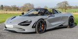 2024 McLaren 750S Spider - Grey Convertible Coupe Sports Car with Butterly Doors and 2-Seats 4.0T Twin-Turbo V8 SSG (Black-Orange Interior) - Malaysia McLaren Car Price for Sale Promotion [DIRECT IMPORT]