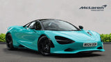 2024 McLaren 750S Spider - Tiffany Blue Convertible Coupe Sports Car with Butterly Doors and 2-Seats 4.0T Twin-Turbo V8 SSG (Black Interior) - Malaysia McLaren Car Price for Sale Promotion [DIRECT IMPORT]