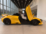 2024 McLaren 750S Spider - Yellow Convertible Coupe Sports Car with Butterly Doors and 2-Seats 4.0T Twin-Turbo V8 SSG (Black Interior) - Malaysia McLaren Car Price for Sale Promotion [DIRECT IMPORT]