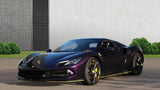 2025 Ferrari 296 GTB Purple Coupe Plug-in Hybrid Sports Car with 2 Seats 3.0T V6 F1 DCT (Black Interior)- Malaysia Ferrari Car for Sale Promotion [DIRECT IMPORT]