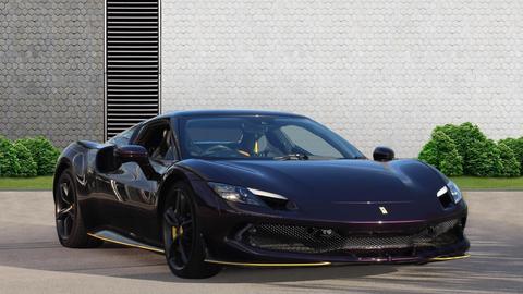 2025 Ferrari 296 GTB Purple Coupe Plug-in Hybrid Sports Car with 2 Seats 3.0T V6 F1 DCT (Black Interior)- Malaysia Ferrari Car for Sale Promotion [DIRECT IMPORT]