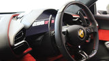 2025 Ferrari 296 GTB White Coupe Plug-in Hybrid Sports Car with 2 Seats 3.0T V6 F1 DCT (Black-Red Interior)- Malaysia Ferrari Car for Sale Promotion [DIRECT IMPORT]