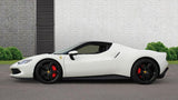 2025 Ferrari 296 GTB White Coupe Plug-in Hybrid Sports Car with 2 Seats 3.0T V6 F1 DCT (Black-Red Interior)- Malaysia Ferrari Car for Sale Promotion [DIRECT IMPORT]