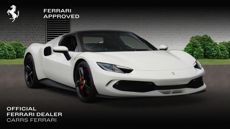 2025 Ferrari 296 GTB White Coupe Plug-in Hybrid Sports Car with 2 Seats 3.0T V6 F1 DCT (Black-Red Interior)- Malaysia Ferrari Car for Sale Promotion [DIRECT IMPORT]