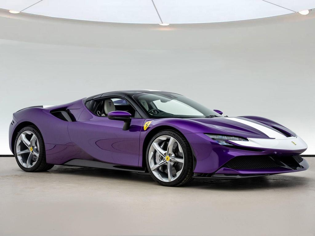 [DIRECT IMPORT] 2025 Ferrari SF90 Spider Purple Convertible Coupe Plug-in Hybrid Sports Car with 2 Seats 4.0T V8 F1 DCT 4WD - Malaysia Ferrari Car for Sale Promotion