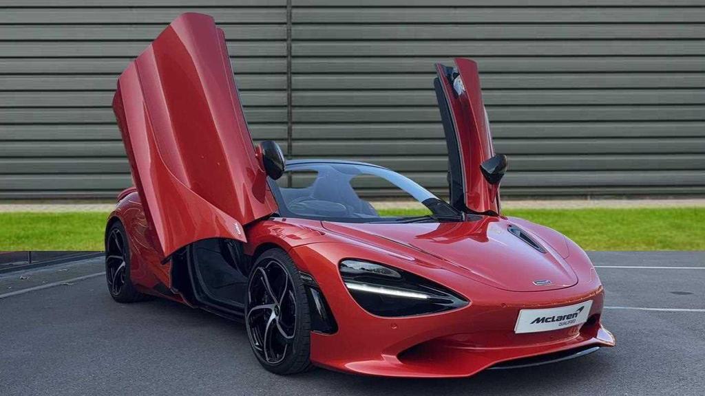 2025 McLaren 750S Spider - Orange Convertible Coupe Sports Car with Butterly Doors and 2-Seats 4.0T Twin-Turbo V8 SSG (Black Interior) - Malaysia McLaren Car Price for Sale Promotion [DIRECT IMPORT]