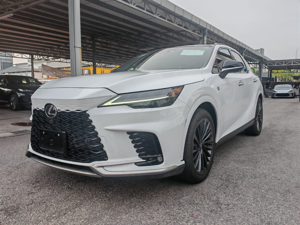 [NEW ARRIVAL] Lexus RX350 F-Sport 2.4 (4WD) Sunroof - White SUV (2023) - Malaysia Recond Car