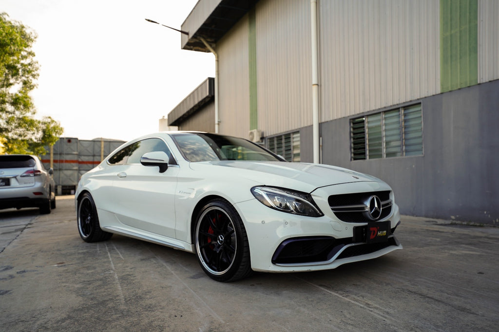 [NEW ARRIVAL] Mercedes-Benz AMG C63S 4.0L V8 Coupe (Sunroof) - C-Series White Coupe (2018/2021) - Recond Car