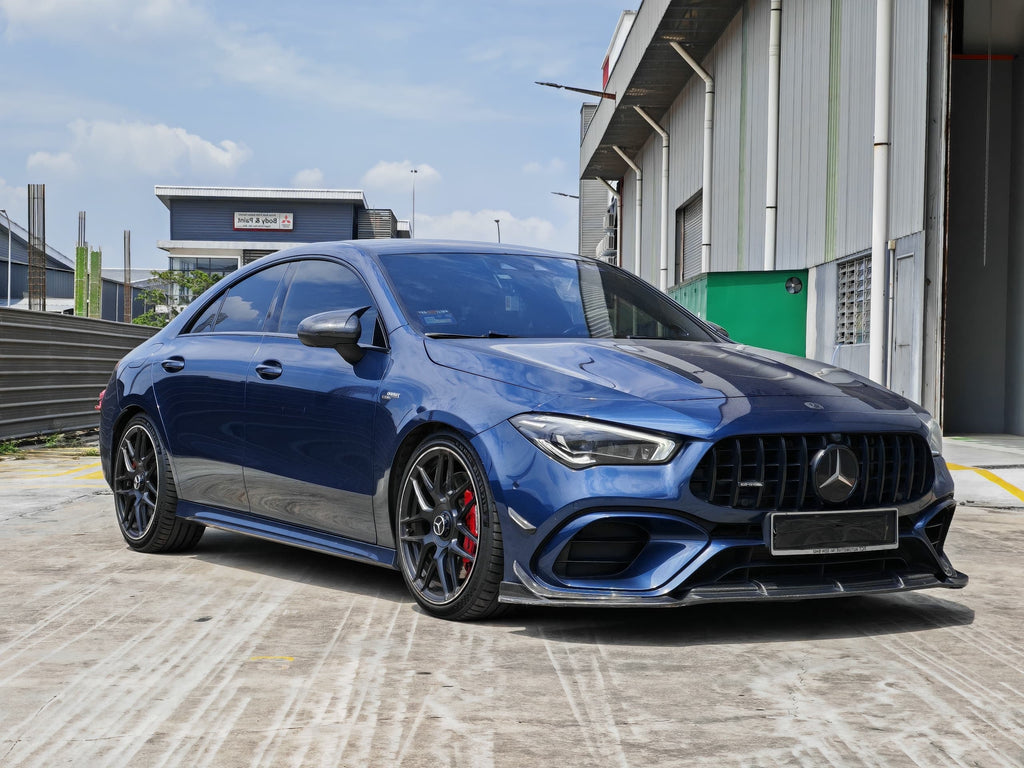 [NEW ARRIVAL] Mercedes-Benz AMG CLA45S 2.0L Coupe (Sunroof) - CLA-Series Dark Blue, Blue Coupe (2020/2021) - Recond Car