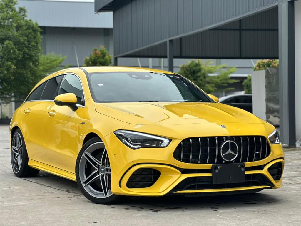 [NEW ARRIVAL] Mercedes-Benz CLA45S AMG 4MATIC+ - Yellow Sedan (2021) - Malaysia Recond Car