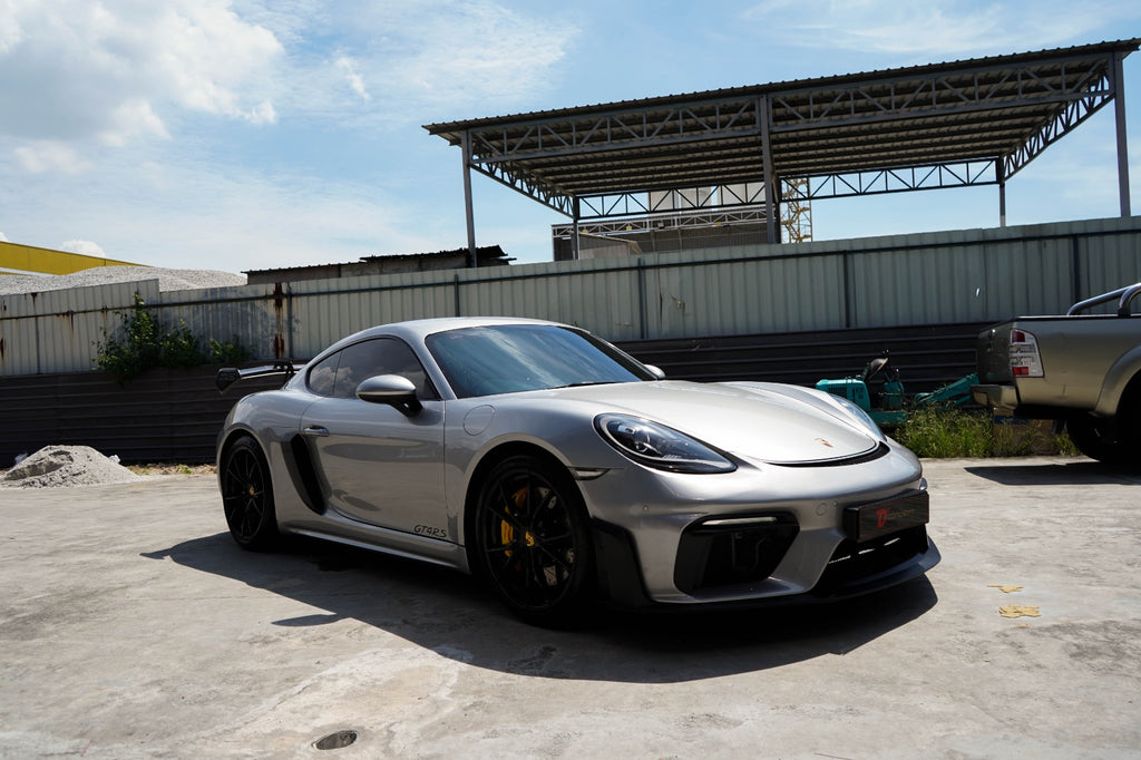 [NEW ARRIVAL] Porsche 718 Cayman S 2.5L Coupe (GT4RS Body Kit) - Silver Coupe (2017/2020) - Recond Car